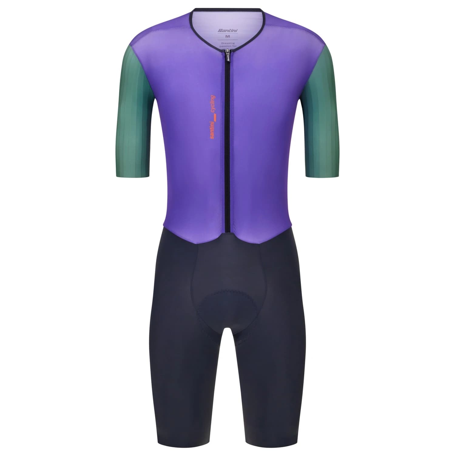 Мъжки скин за колоездене Santini Madss V5 Aerosuit Cycling skinsuit - Grigio Asfalto