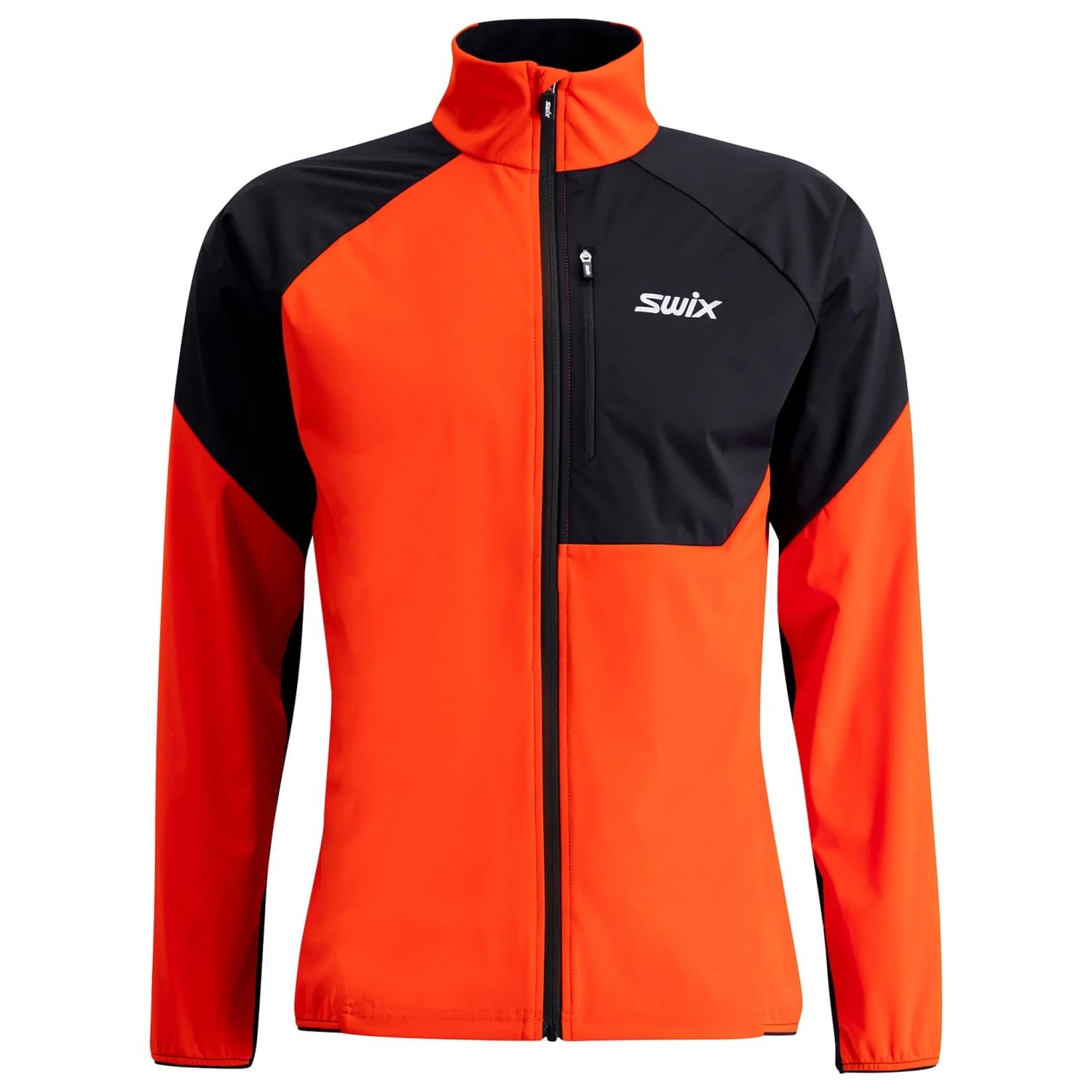Мъжко яке за ски бягане Swix Focus Wind Jacket Cross-country ski jacket - Fiery Red / Black