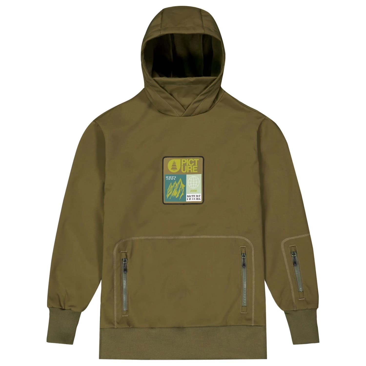 Софтшел пуловер Picture Parker Jacket Softshell jumper - Tobacco