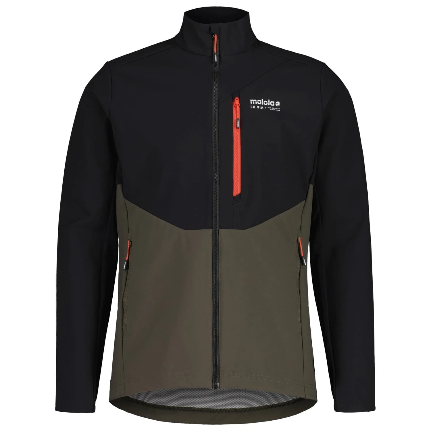 Мъжко яке за ски бягане Maloja AlpelM. Cross-country ski jacket - Deep Black Multi