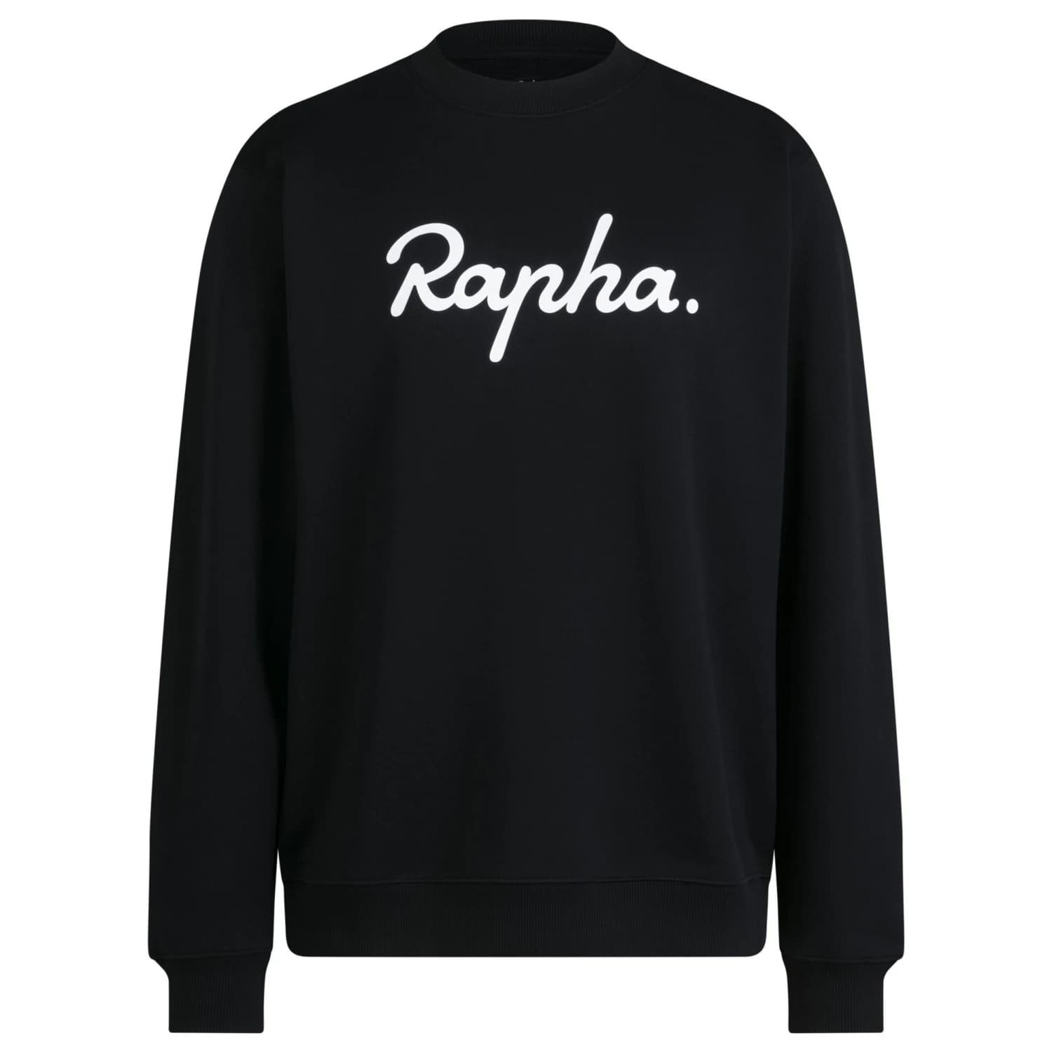 Мъжко яке за тренировка Rapha Heavyweight Cotton Sweatshirt Large Logo Training jacket - Black / White
