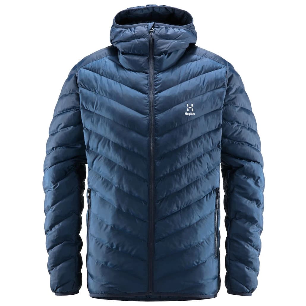 Мъжко синтетично яке Haglöfs Särna Mimic Hood Synthetic jacket - Tarn Blue