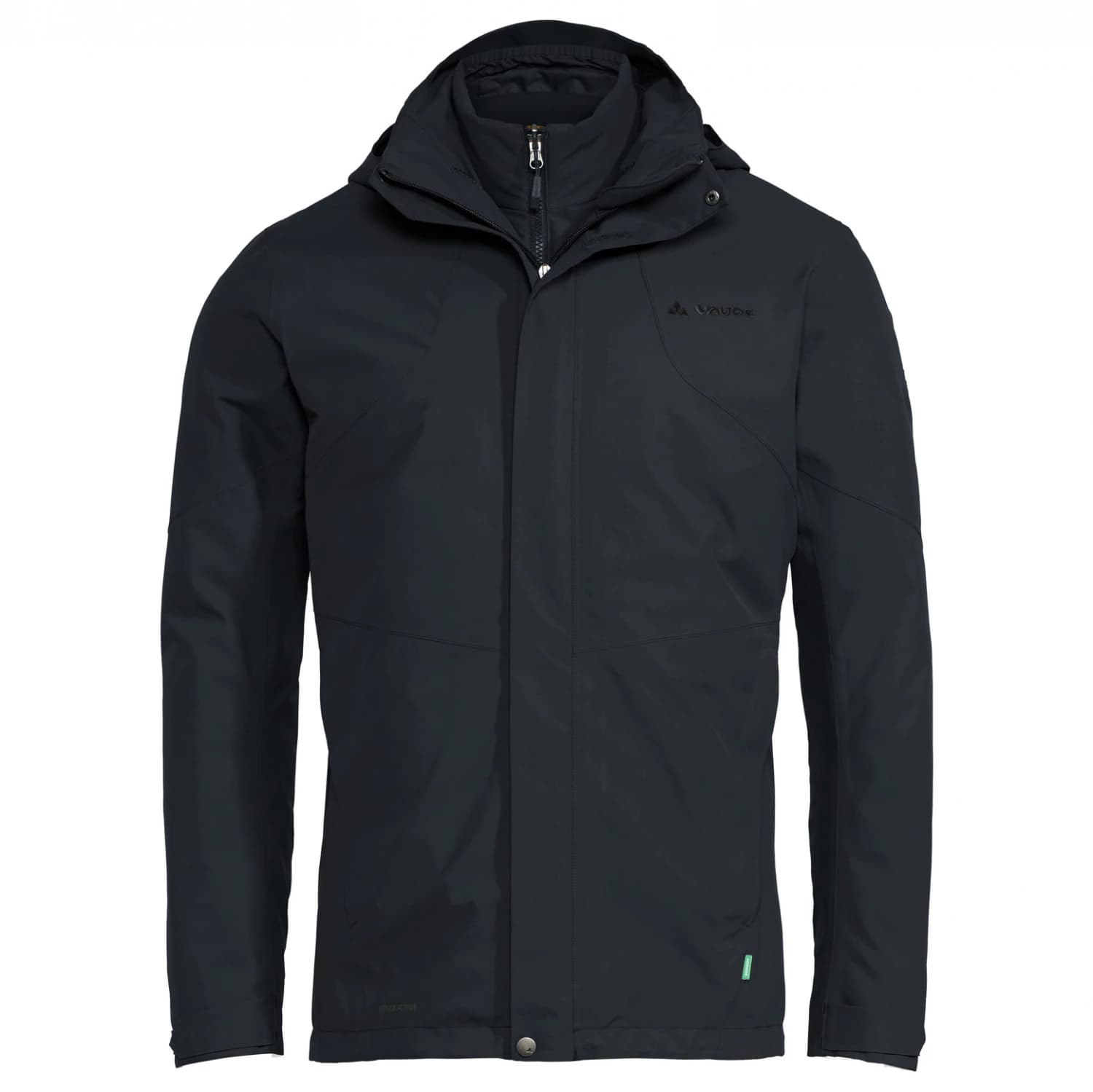 Мъжко 3-в-1 яке Vaude Caserina 3in1 Jacket II 3-in-1 jacket - Phantom Black