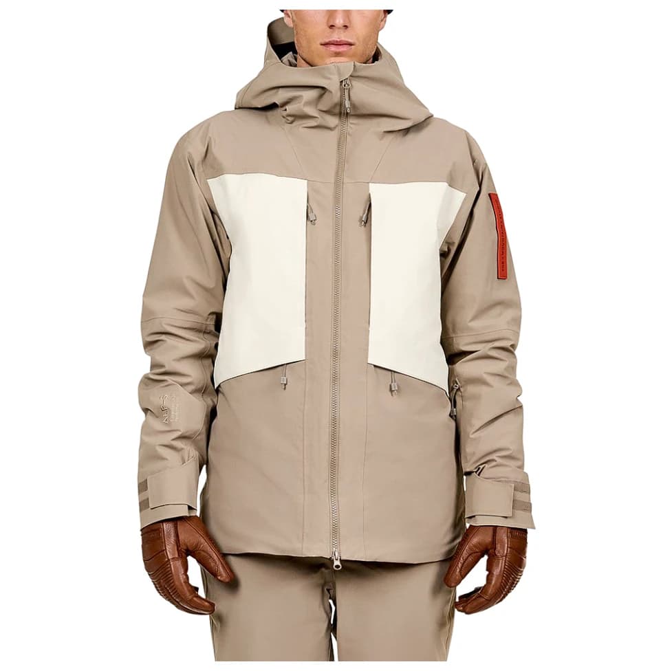 Мъжко ски яке The mountain studio 3L Hybrid Shell Jacket Ski jacket - Brindle / Castle Wall