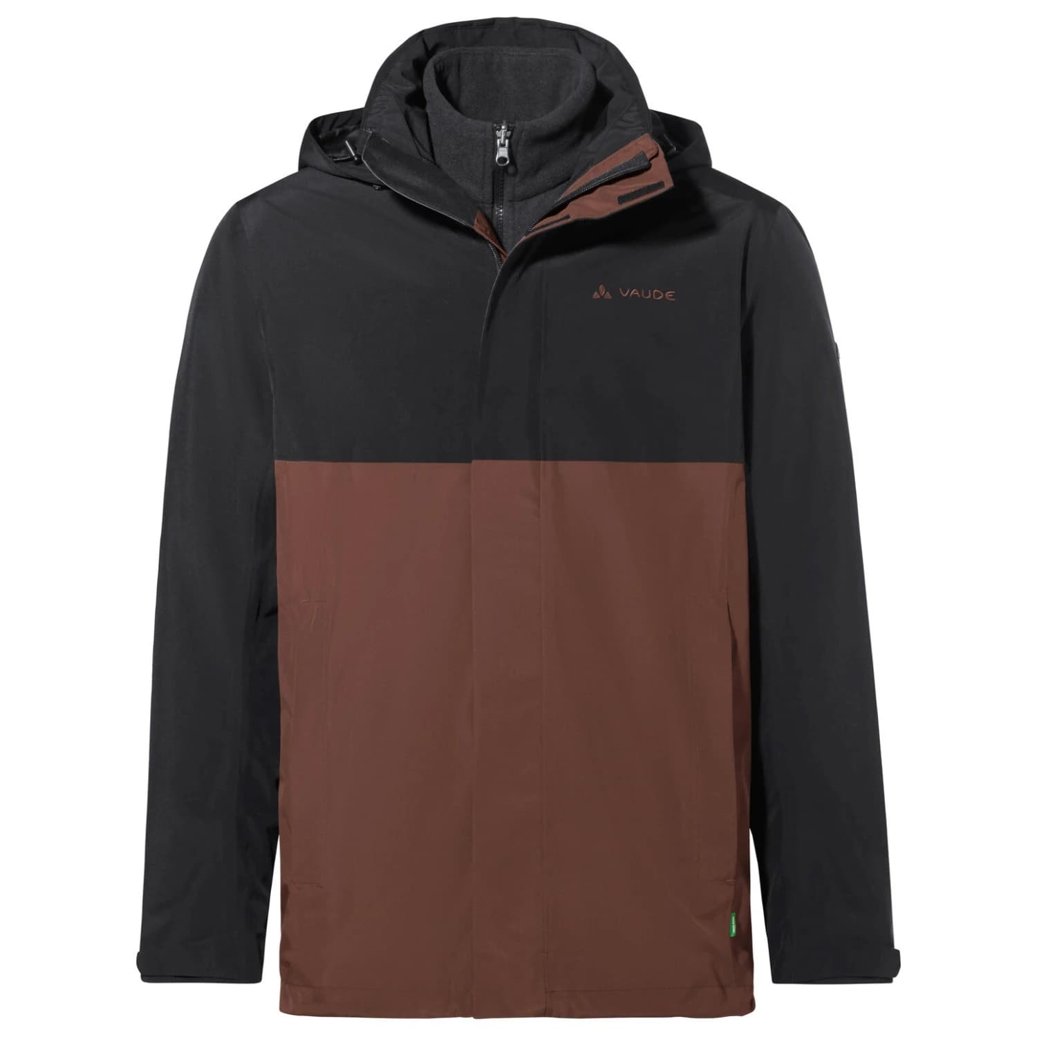 Мъжко 3-в-1 яке Vaude Rosemoor 3in1 Jacket 3-in-1 jacket - Tobacco