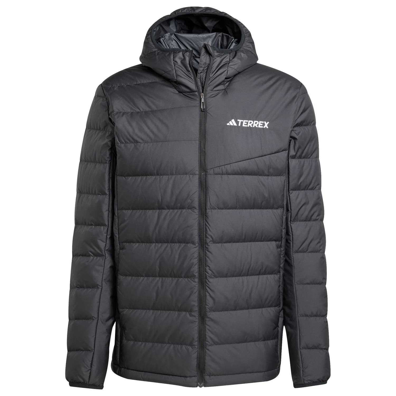 Мъжко пухено яке Adidas terrex Terrex Multi Light Down Climawarm Hooded Down jacket - Black