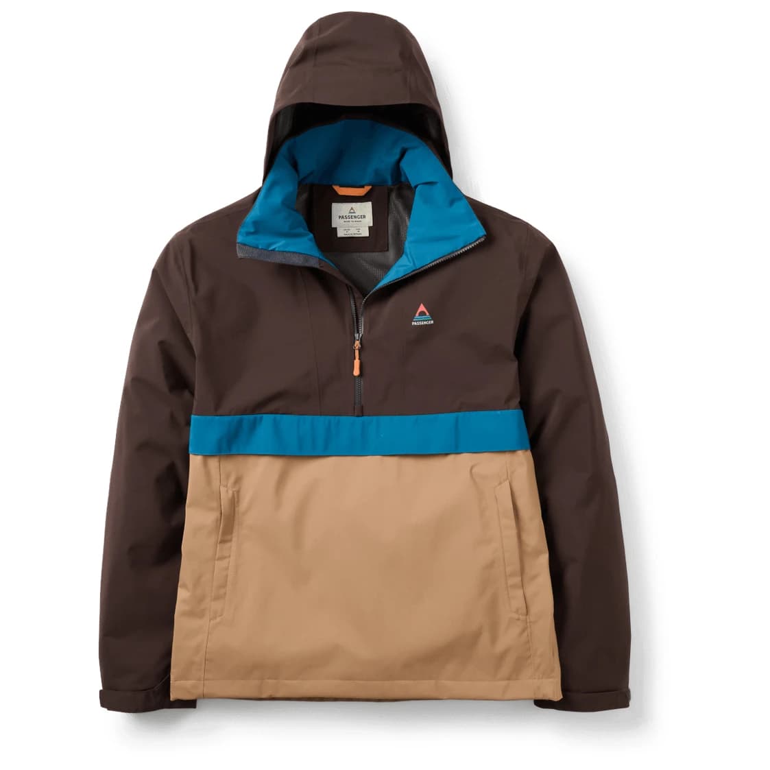 Мъжко зимно яке Passenger Diablo Recycled Waterproof Anorak Winter jacket - Caramel / Espresso