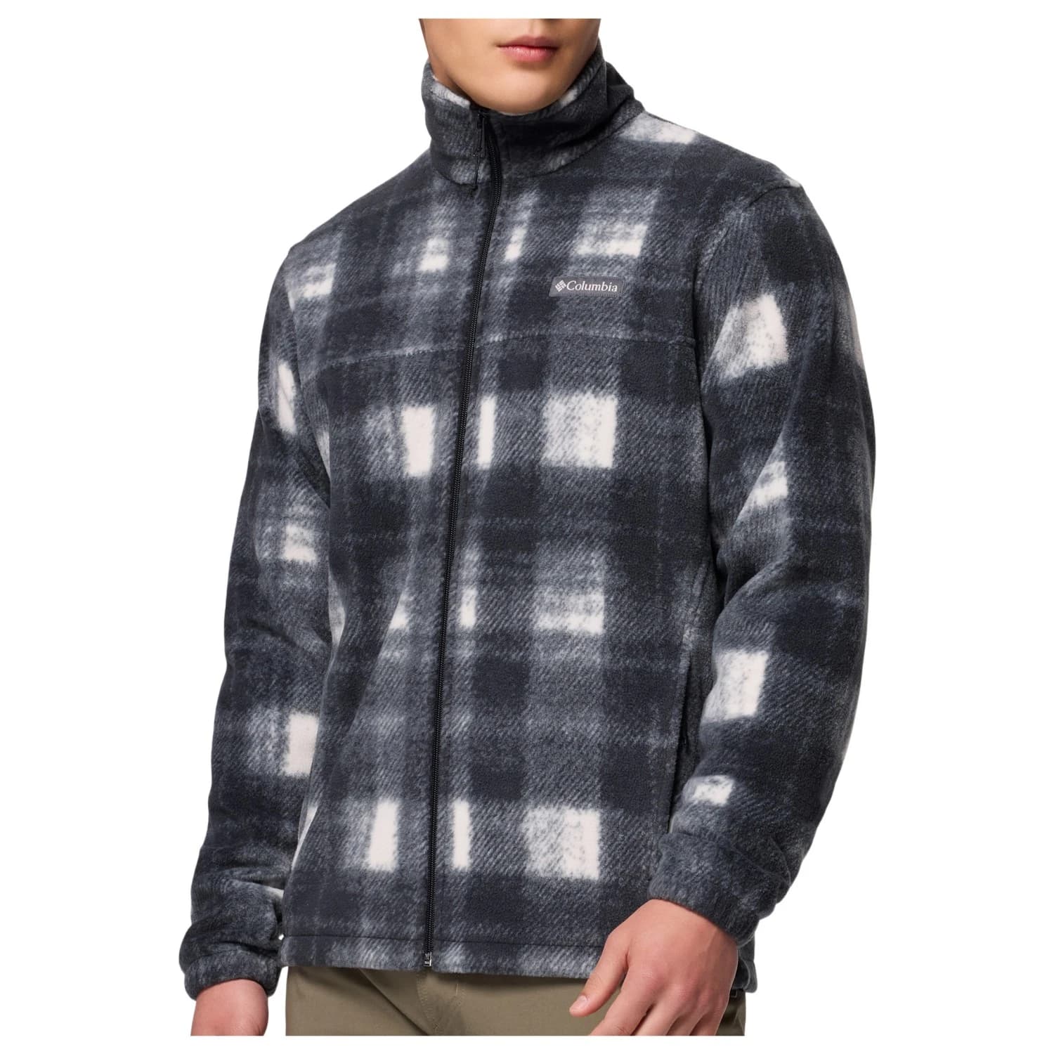 Мъжко поларено яке Columbia Steens Mountain Printed Jacket Fleece jacket - Chalk / Omblur
