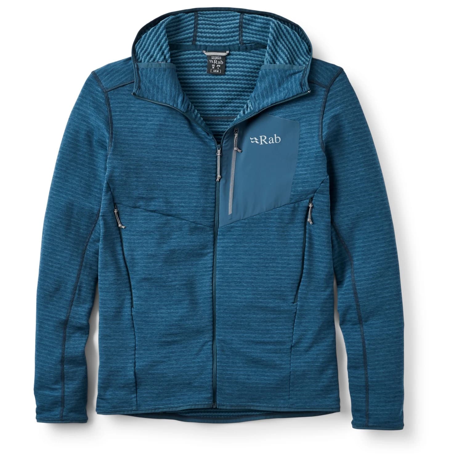Мъжко поларено яке Rab Ascendor Light Hoody Fleece jacket - Tempest Blue