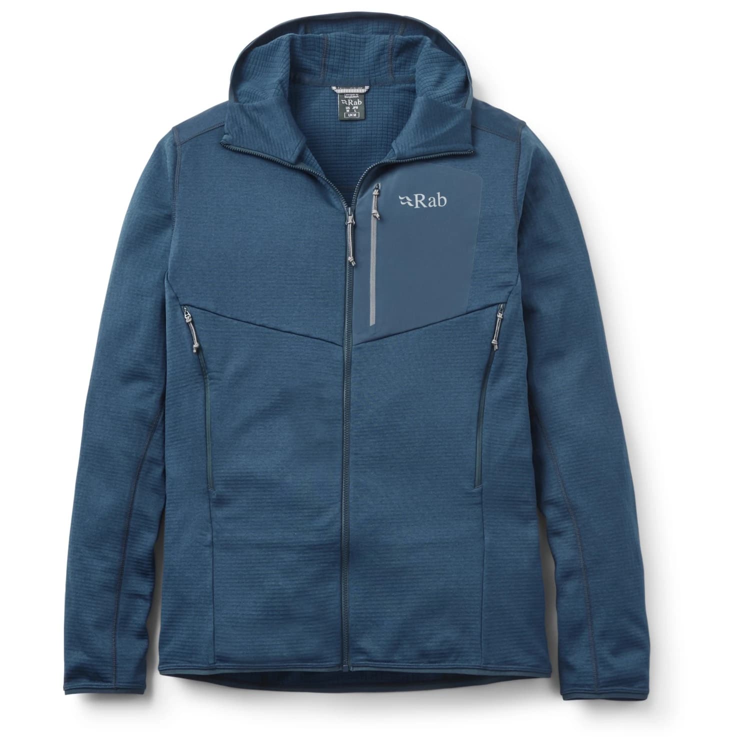 Мъжко поларено яке Rab Ascendor Hoody Fleece jacket - Tempest Blue
