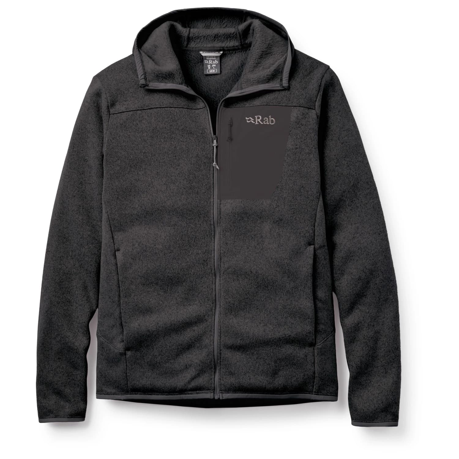 Мъжко поларено яке Rab Ryvoan Hoody Fleece jacket - Ebony