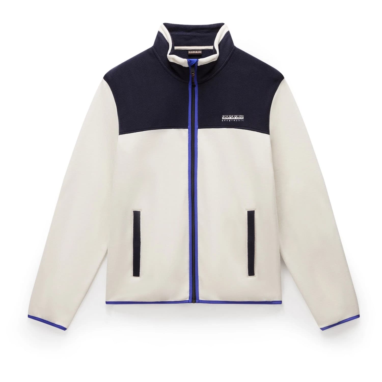 Мъжко поларено яке Napapijri T-Dergana Full Zip Fleece jacket - Beige Dimity