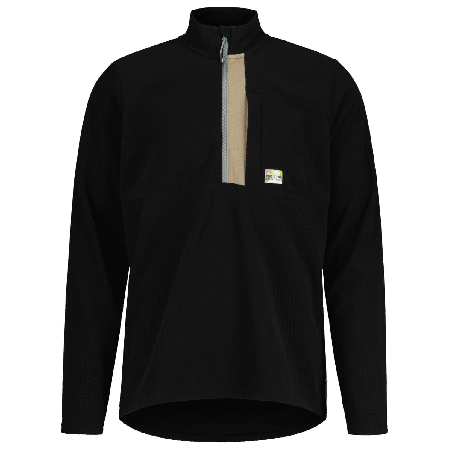 Мъжки поларен пуловер Maloja ZermedoM. Fleece jumper - Deep Black Multi