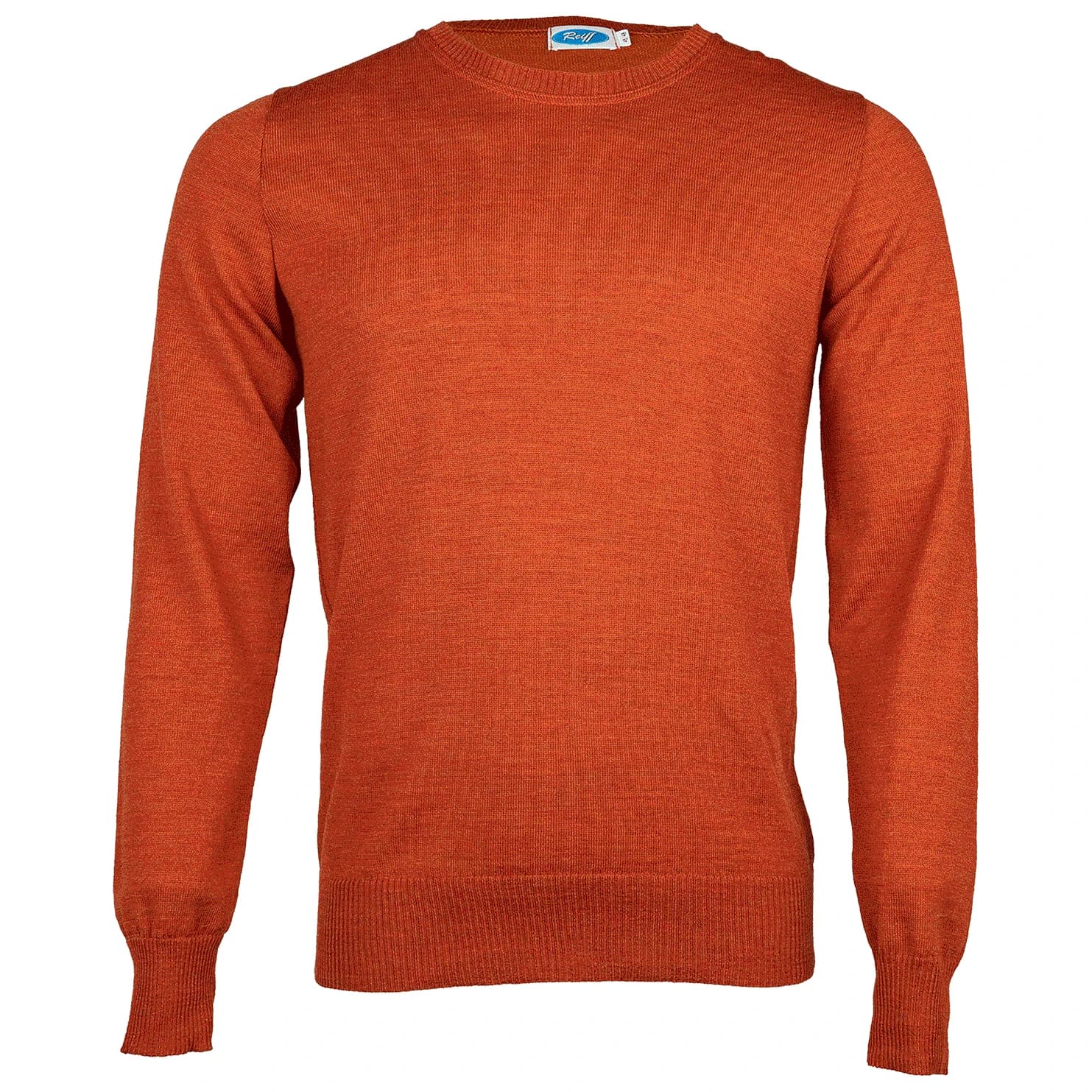 Мъжки вълнен пуловер Reiff Pullover Marcel Merino jumper - Terra