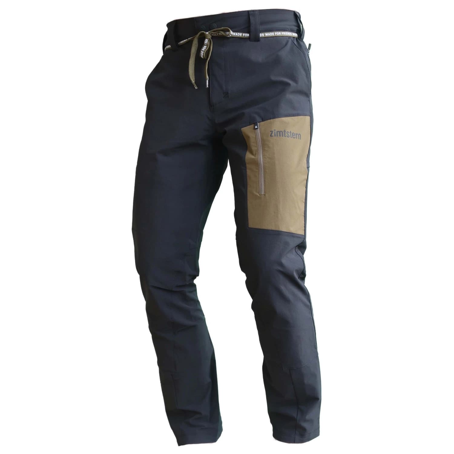 Мъжки дълъг панталон за колоездене Zimtstern Xaöpz Tech Pants Walking trousers - Pirate Black / Pirate Black