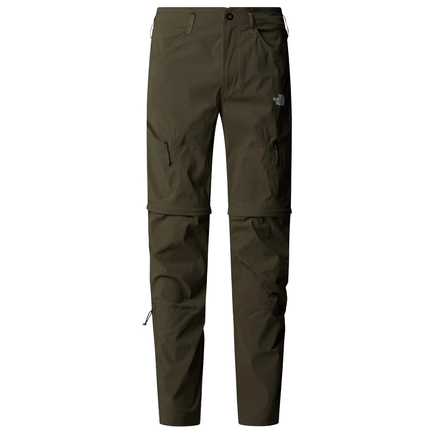 Мъжки панталон със свалящи крачоли The North Face Exploration Tapered Convertible Pants Walking trousers - New Taupe Green