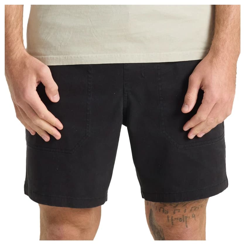 Мъжки къси панталони Roark Hytide Hybrid Short Shorts - Black