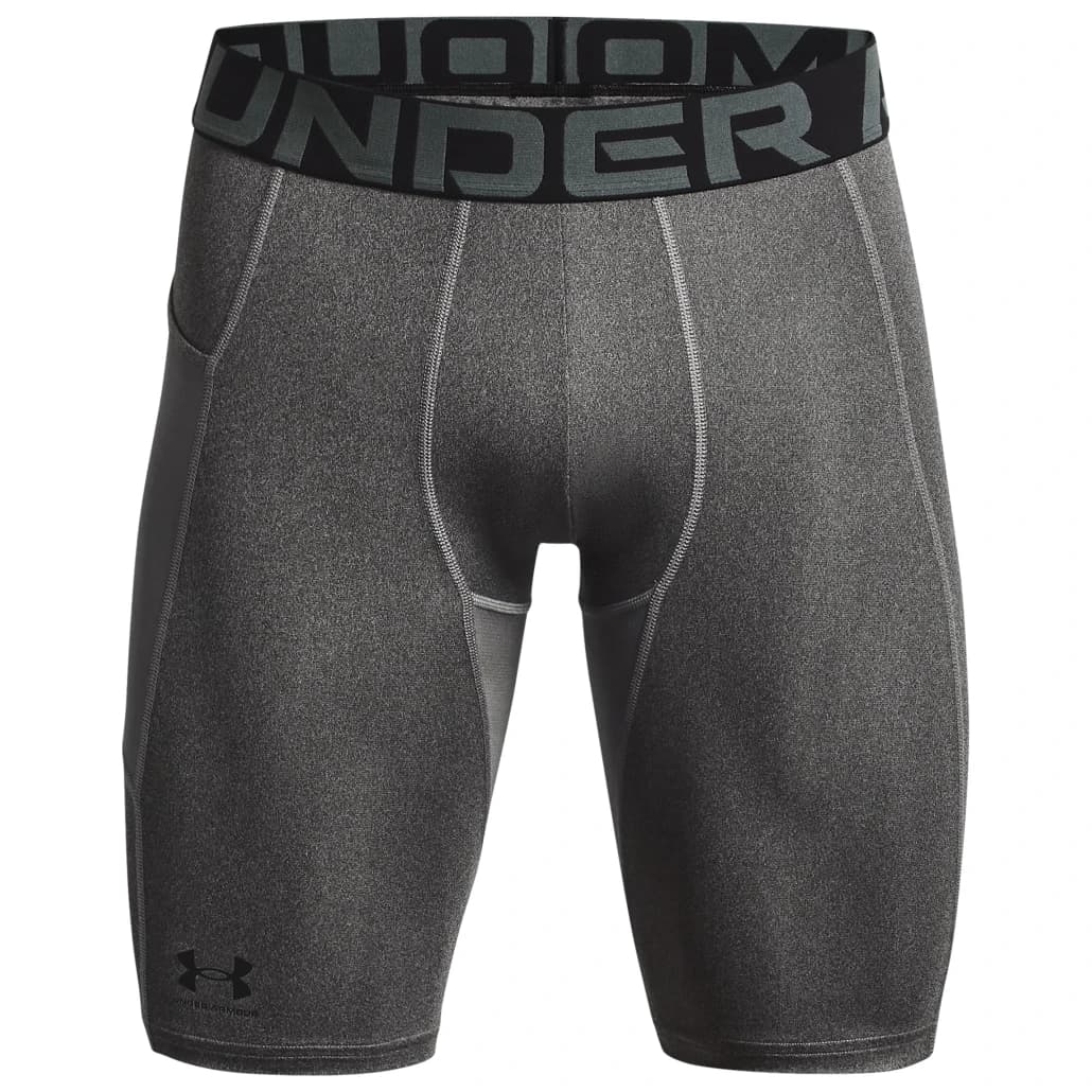 Мъжко компресионно термо бельо Under armour Heatgear Pocket Long Shorts Compression base layer - Carbon Heather / Black