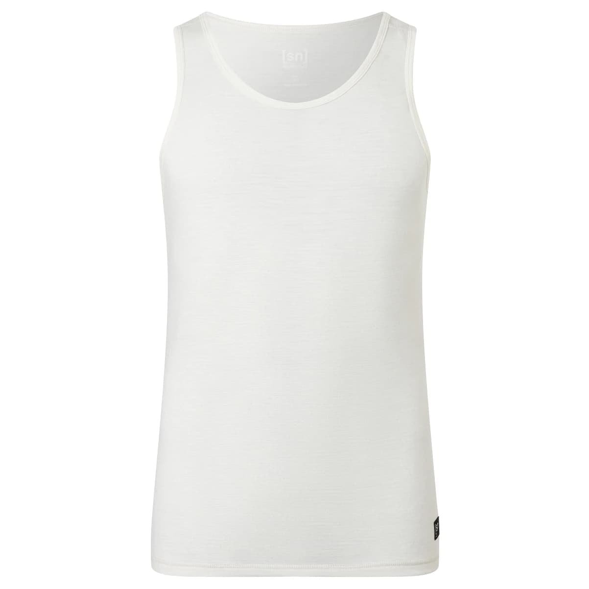 Мъжки долна фланелка с къс ръкав super.natural Sierra 140 Tank - Fresh White