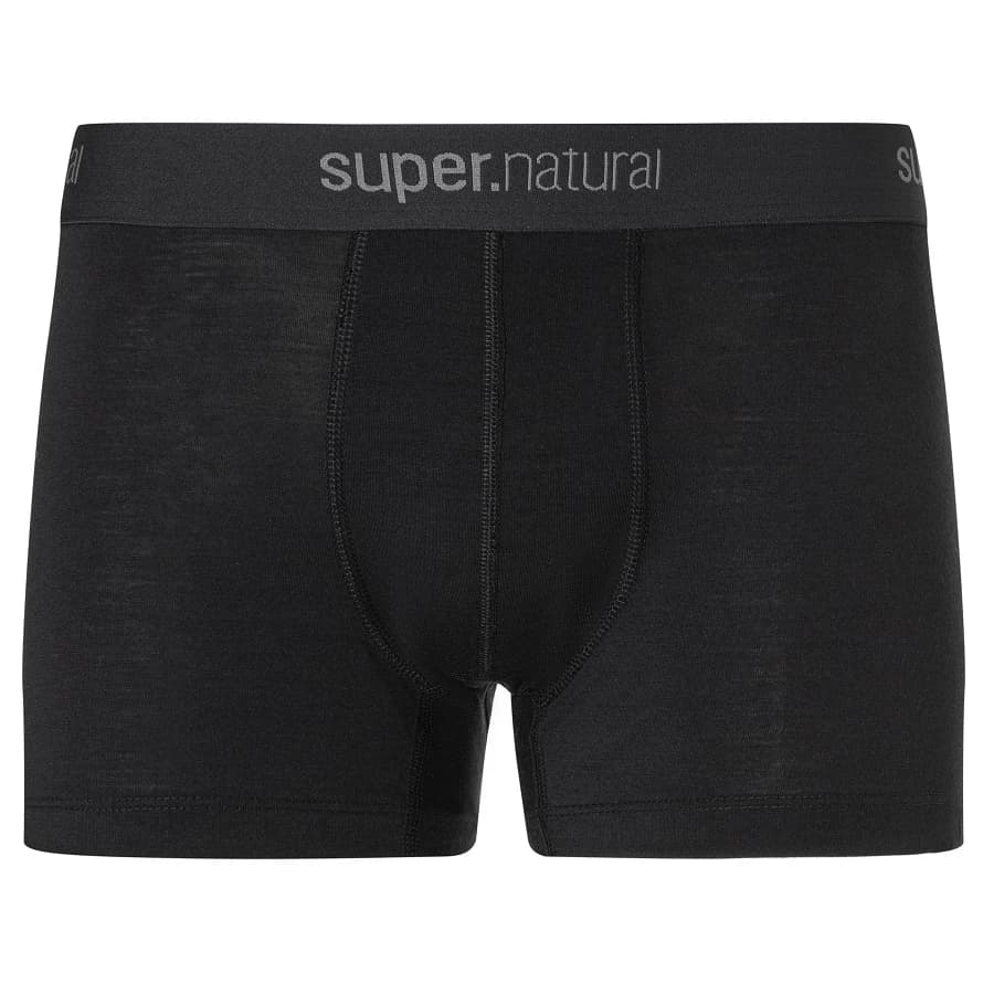 Мъжко бельо super.natural Tundra 175 Boxer Briefs - Jet Black