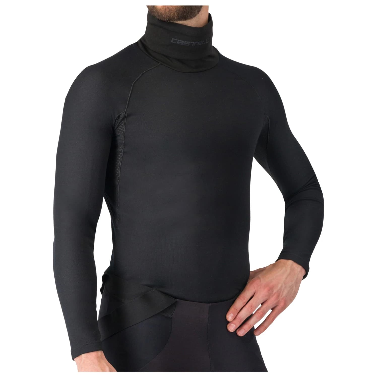 Мъжко горнище Castelli Flanders 2 High Neck Warmer Cycling undershirt - Black
