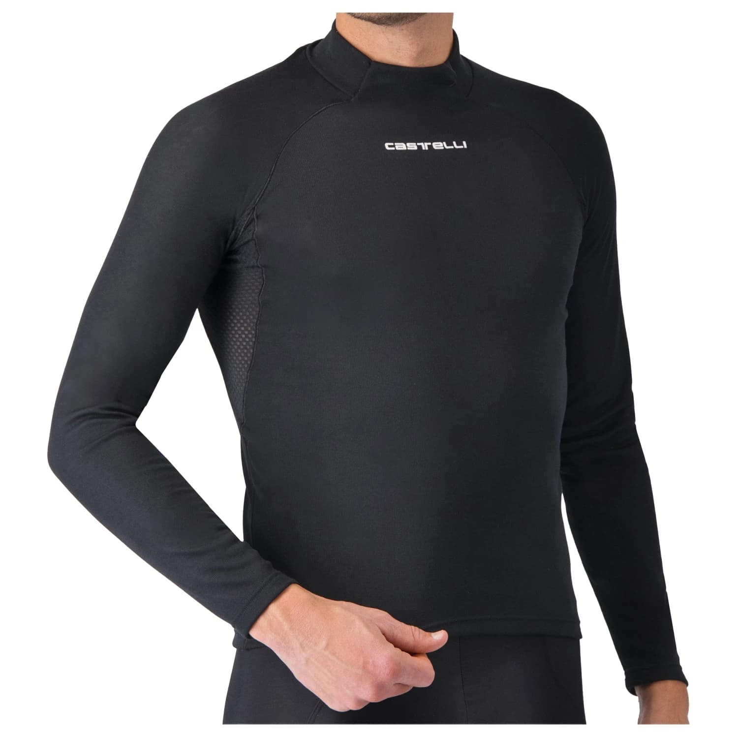 Мъжко горнище Castelli Flanders 2 Long Sleeve Cycling undershirt - Black