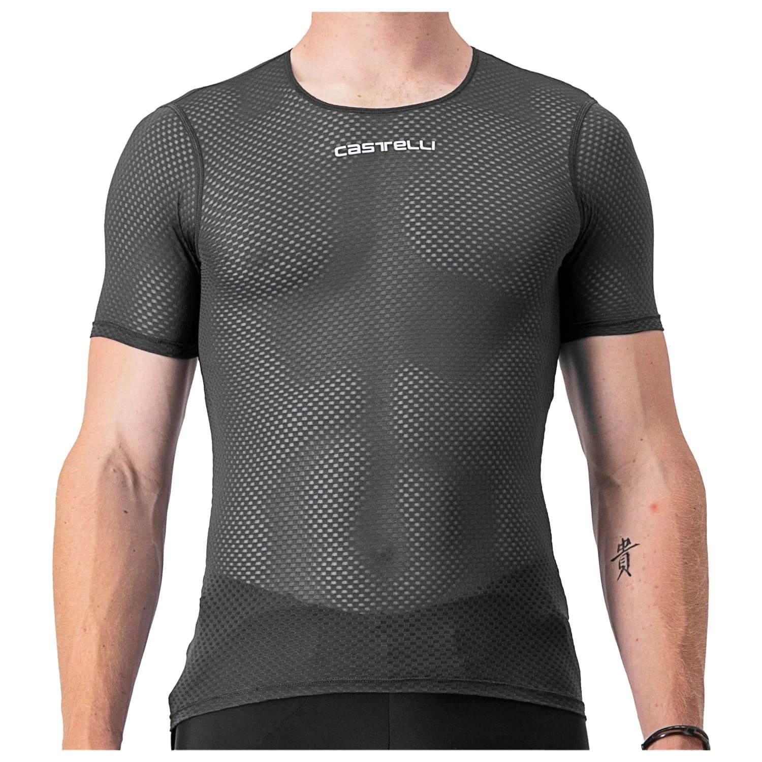 Мъжко горнище Castelli Pro Mesh 2.0 Short Sleeve Cycling undershirt - Black