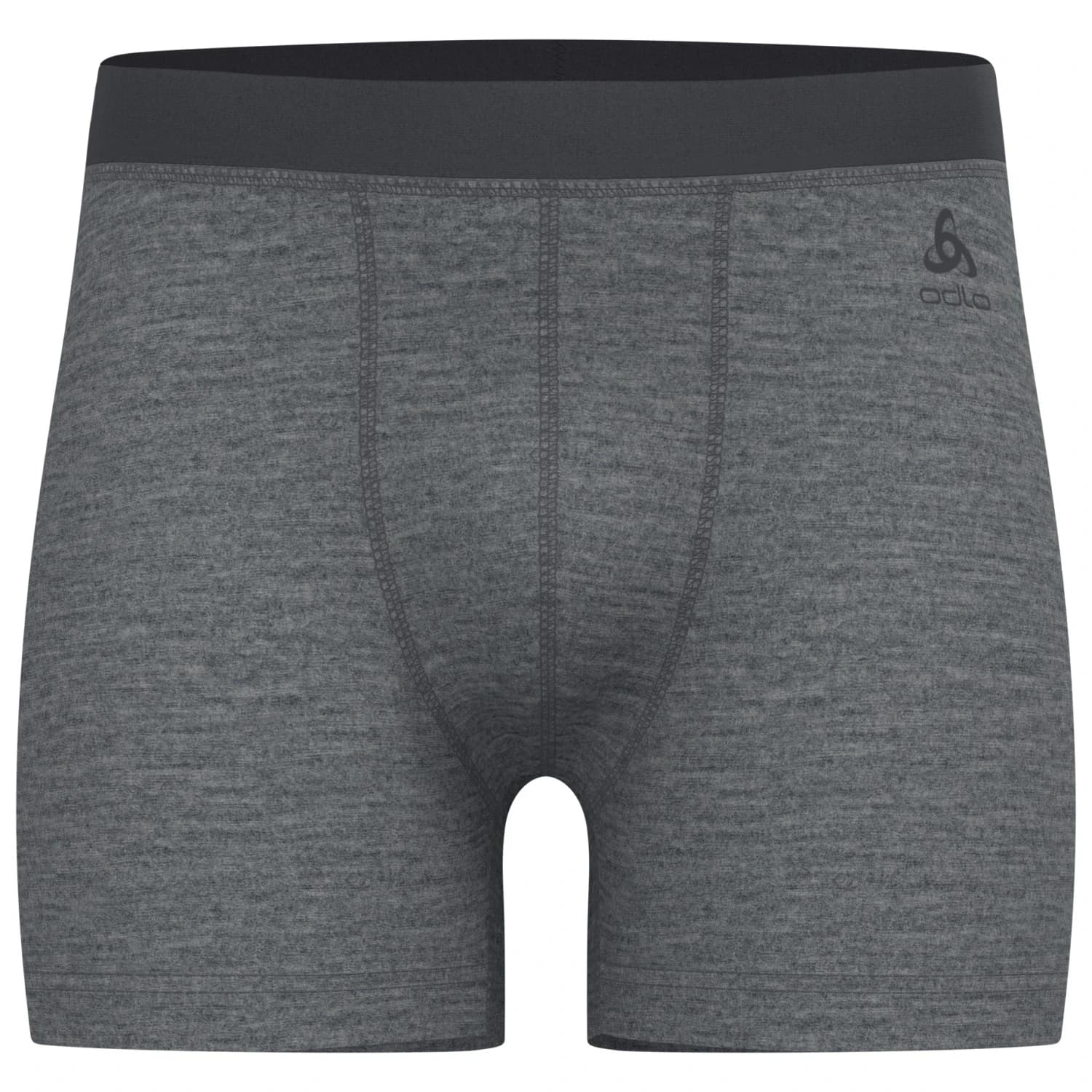 Мъжко мериносово термобельо Odlo Merino 160 Boxer Merino base layer - Odlo Steel Grey Melange