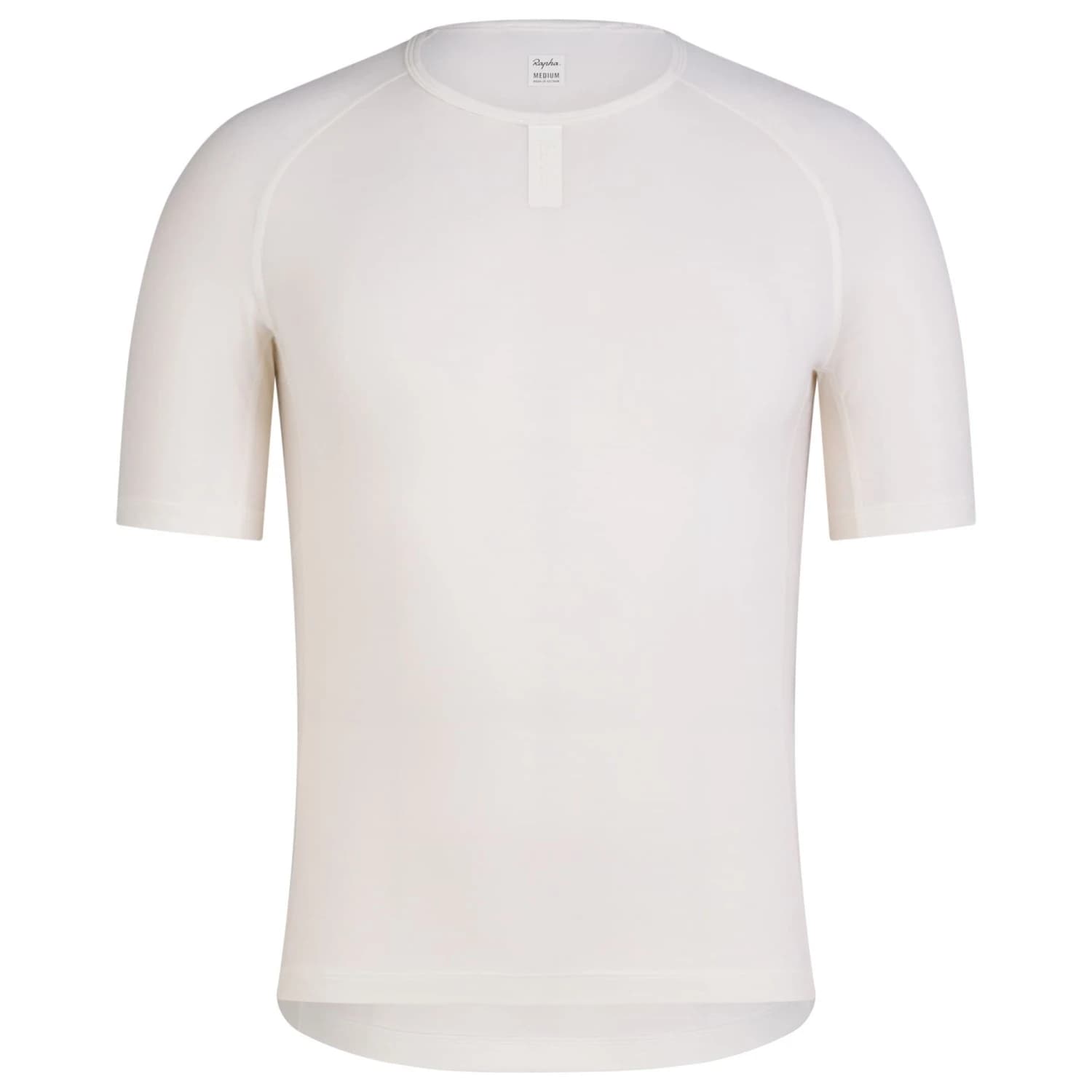Мъжко горнище Rapha Merino Base Layer Short Sleeve Merino base layer - Cream / White