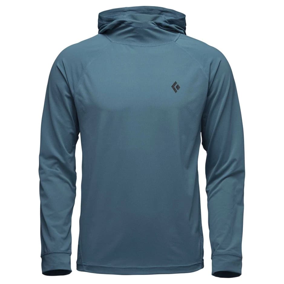 Мъжка блуза с дълъг ръкав Black diamond L/S Alpenglow Hoody Longsleeve - Creek Blue