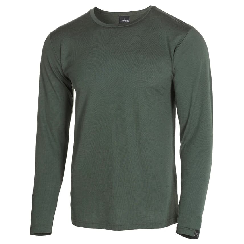 Мъжка мериносова блуза Ivanhoe of sweden Underwool Merino Male L/S Merino shirt - Rifle Green
