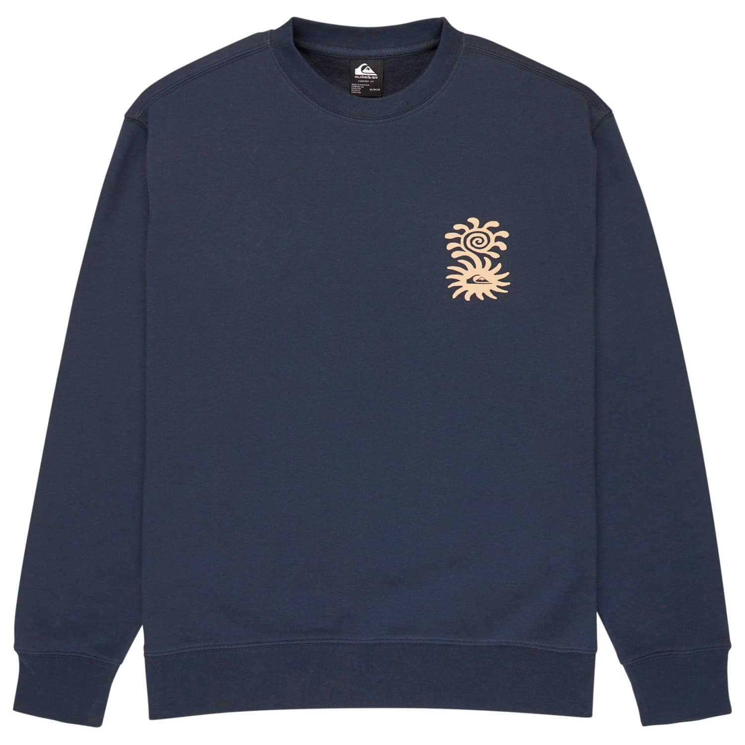 Мъжки пуловер Quiksilver Salt Water Graphic Crew Jumper - Dark Navy