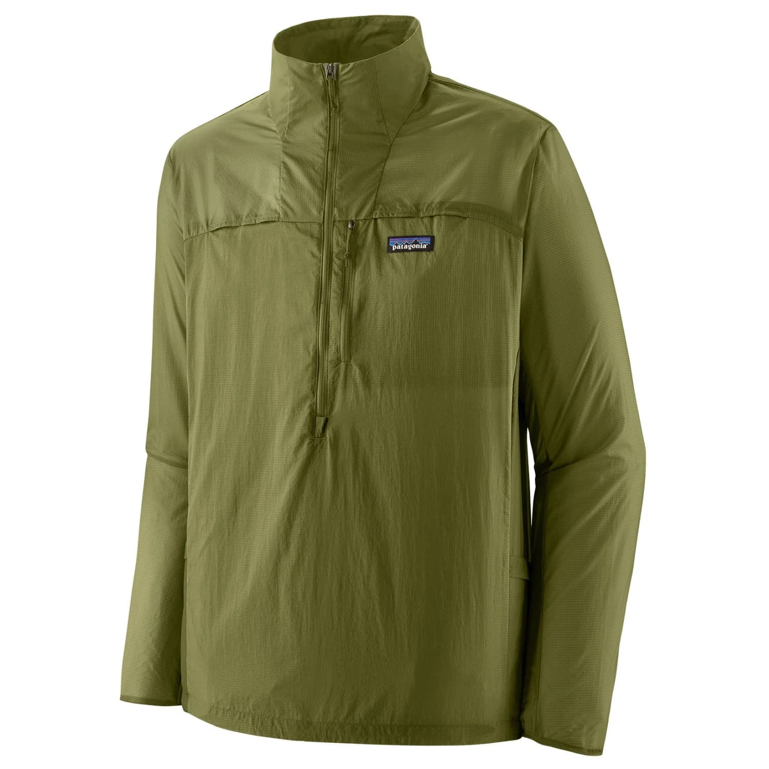 Мъжко ветрозащитно яке Patagonia Houdini Stash 1/2 Zip P/O Windproof jacket - Caper Green