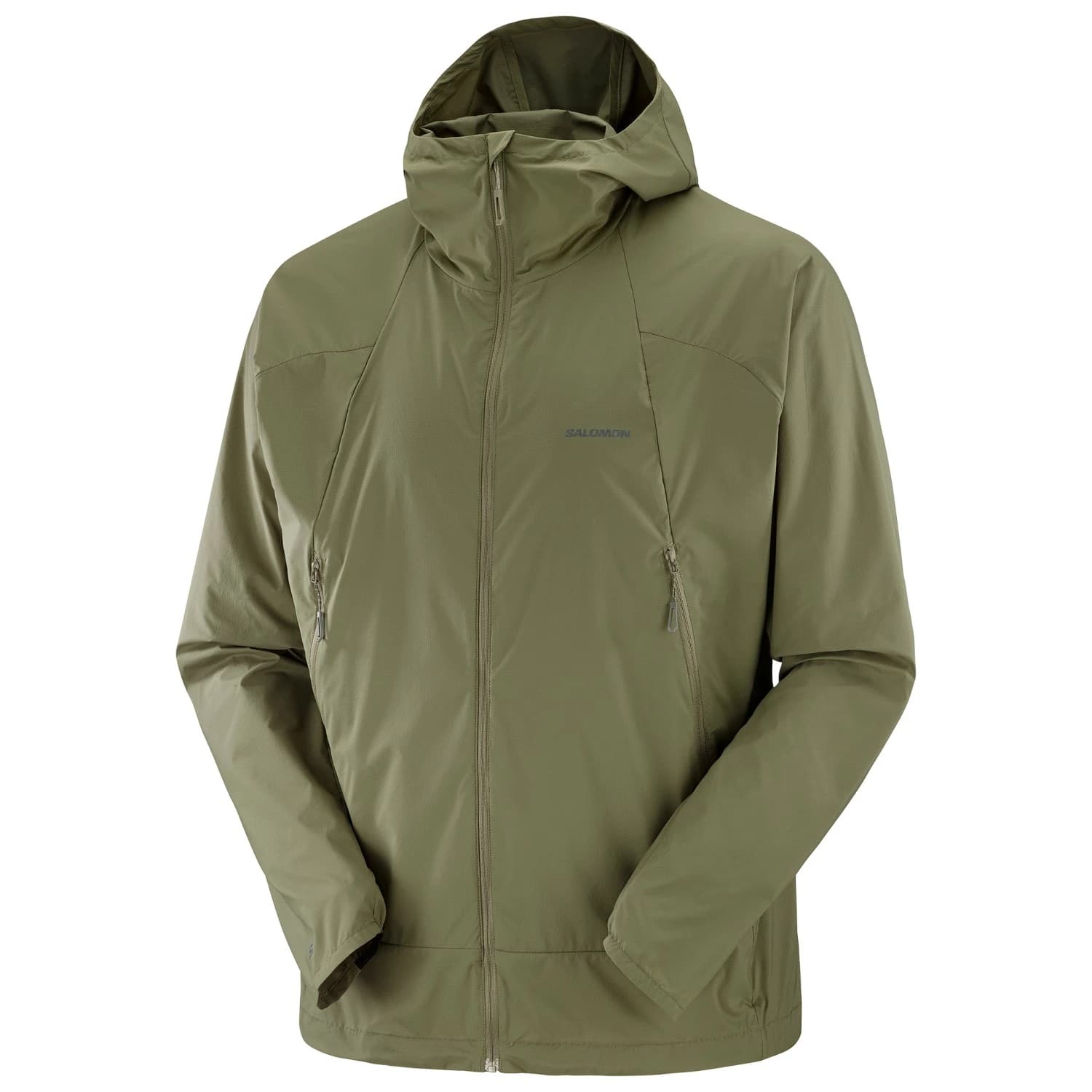Мъжко ветрозащитно яке Salomon Outwind Full Zip Jacket Windproof jacket - Grape Leaf