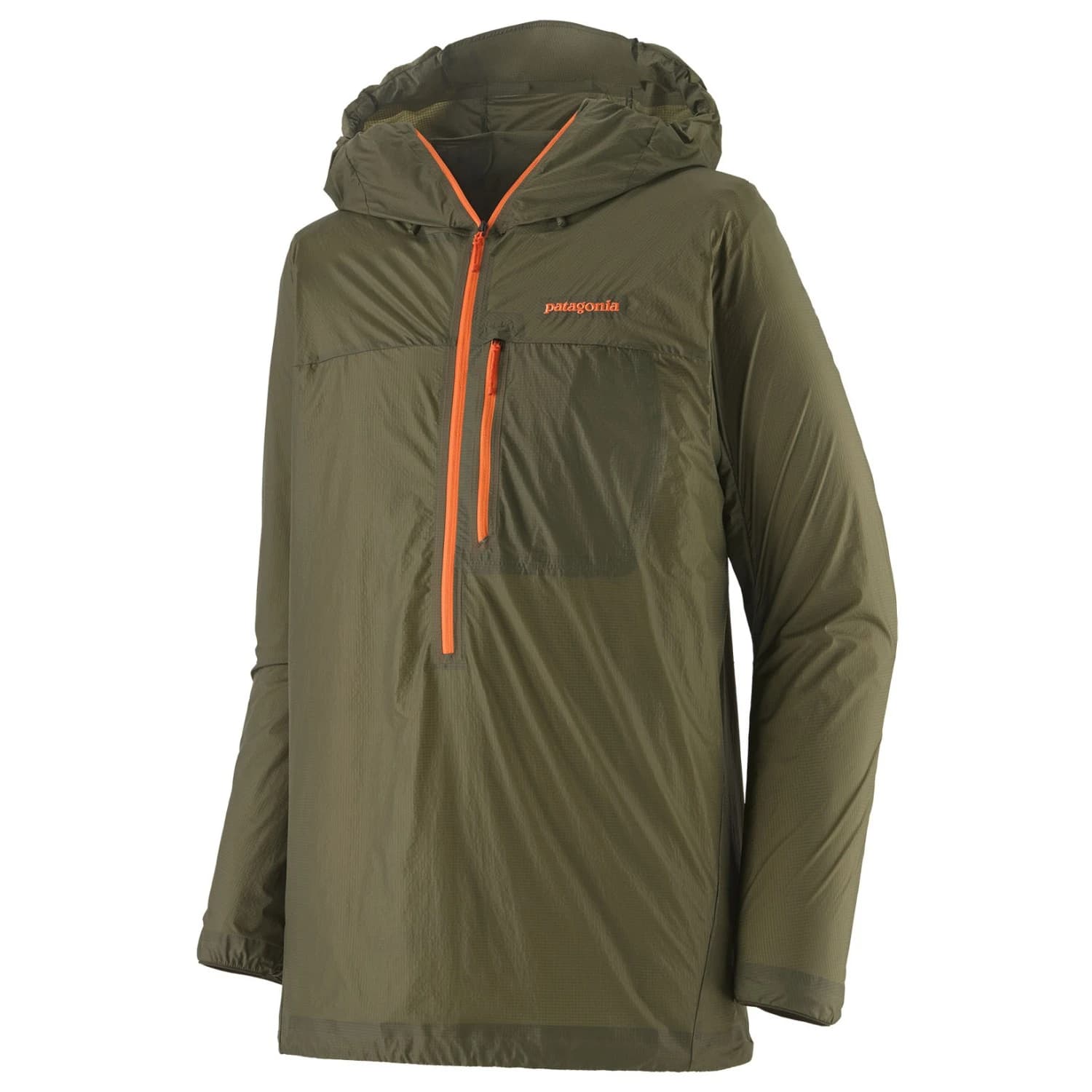 Мъжко ветрозащитно яке Patagonia Houdini Rock Jacket Windproof jacket - Basin Green