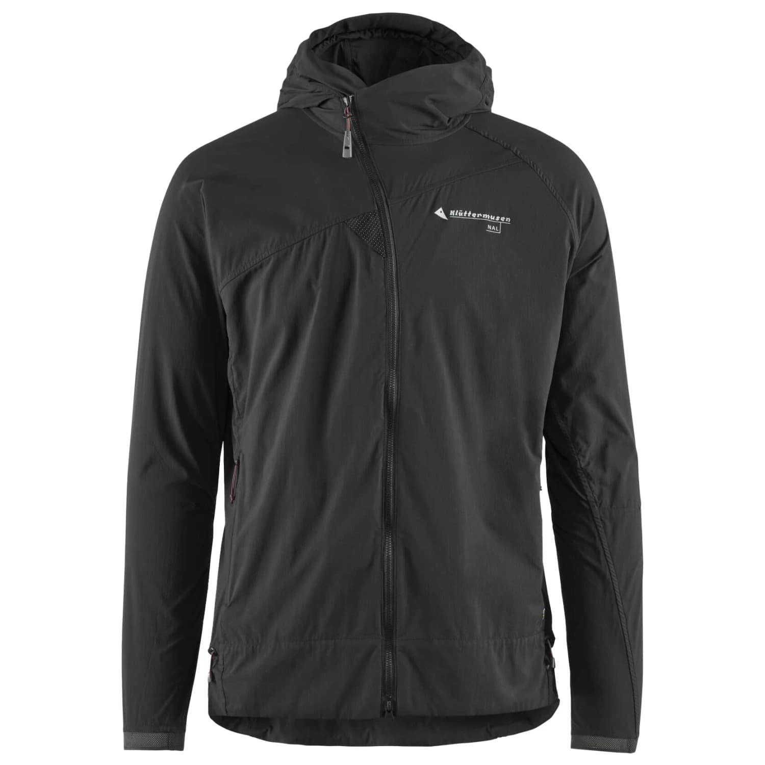 Мъжко ветрозащитно яке Klättermusen Nal Hooded Jacket Windproof jacket - Black
