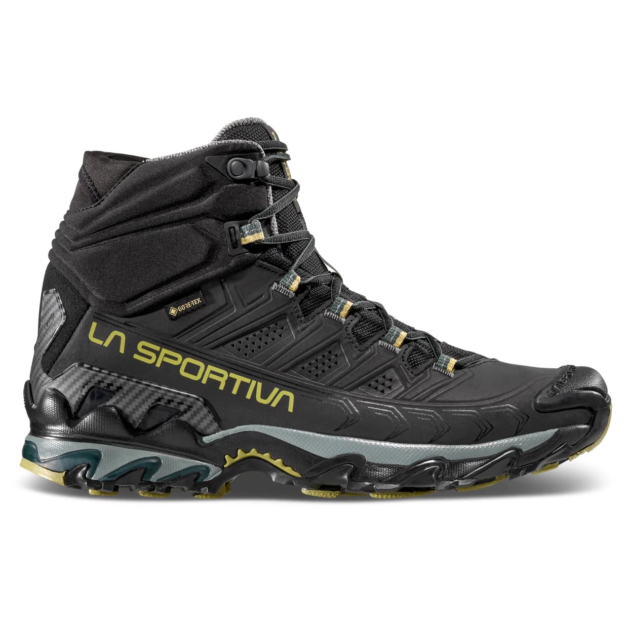 Мъжки туристически обувки La Sportiva Ultra Raptor II Mid Leather Wide GTX Walking boots - Black / Cedar