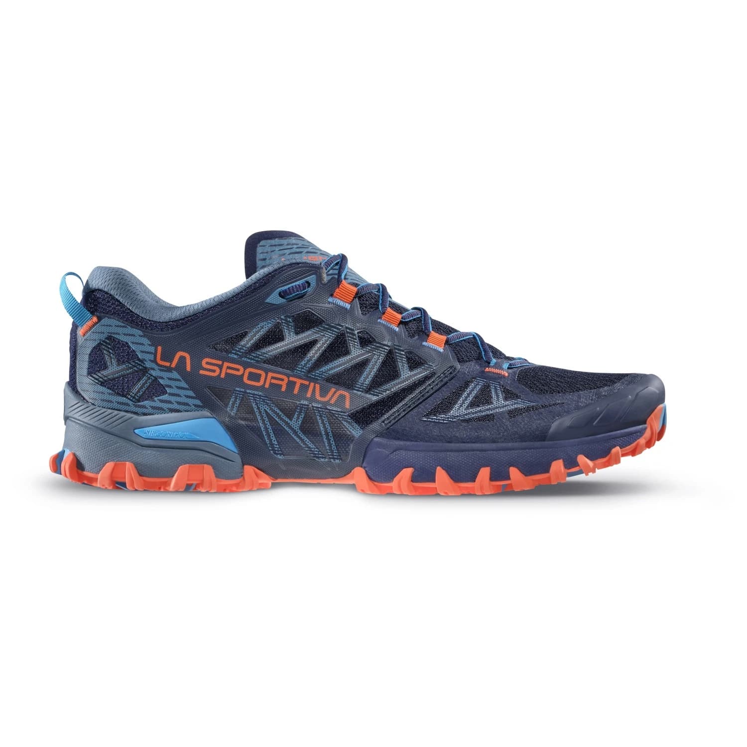 Мъжки обувки за трейл La Sportiva Bushido III Trail running shoes - Deep Sea / Cherry Tomato