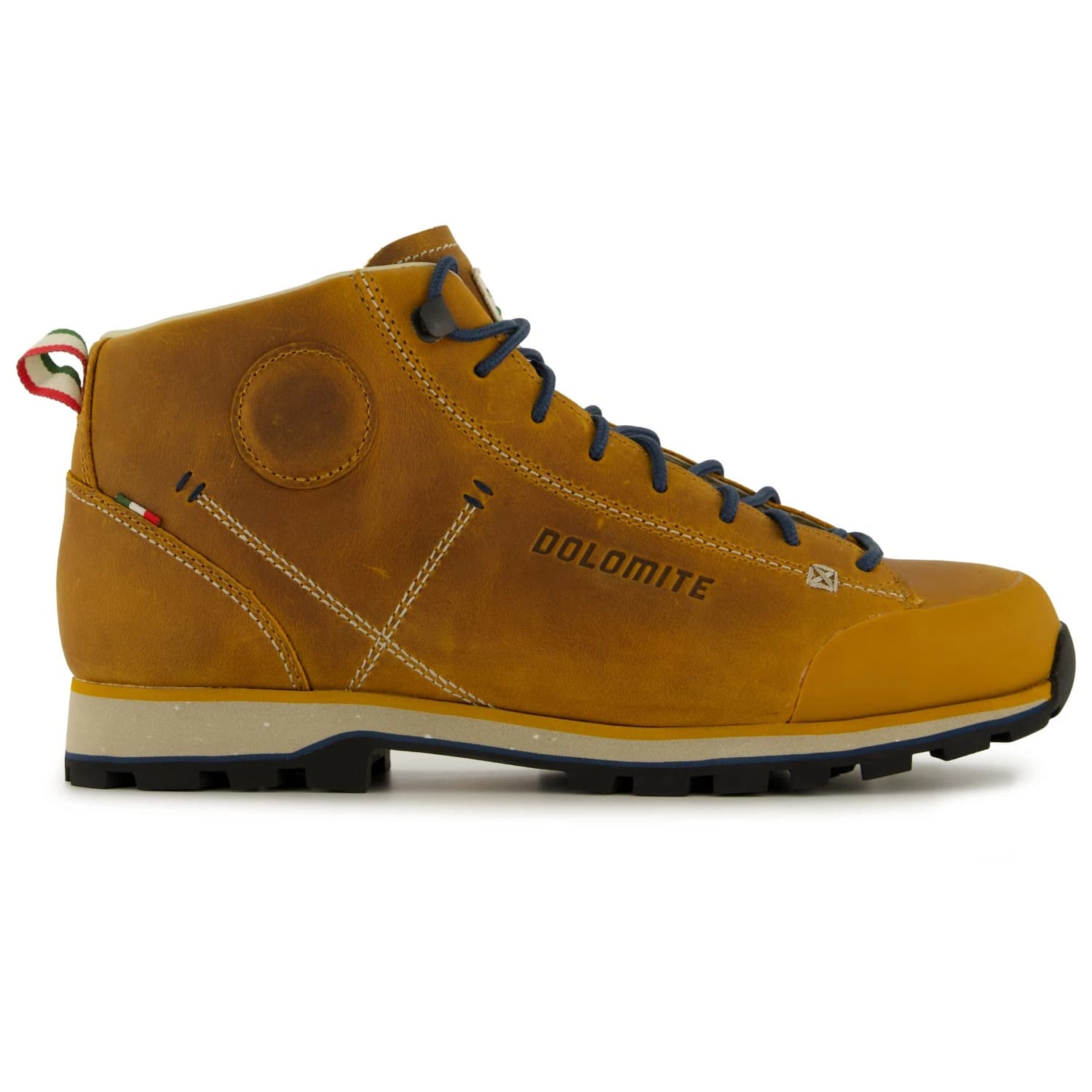 Ежедневни боти Dolomite Cinquantaquattro Mid Full Grain Leather Evo Sneakers - Golden Yellow
