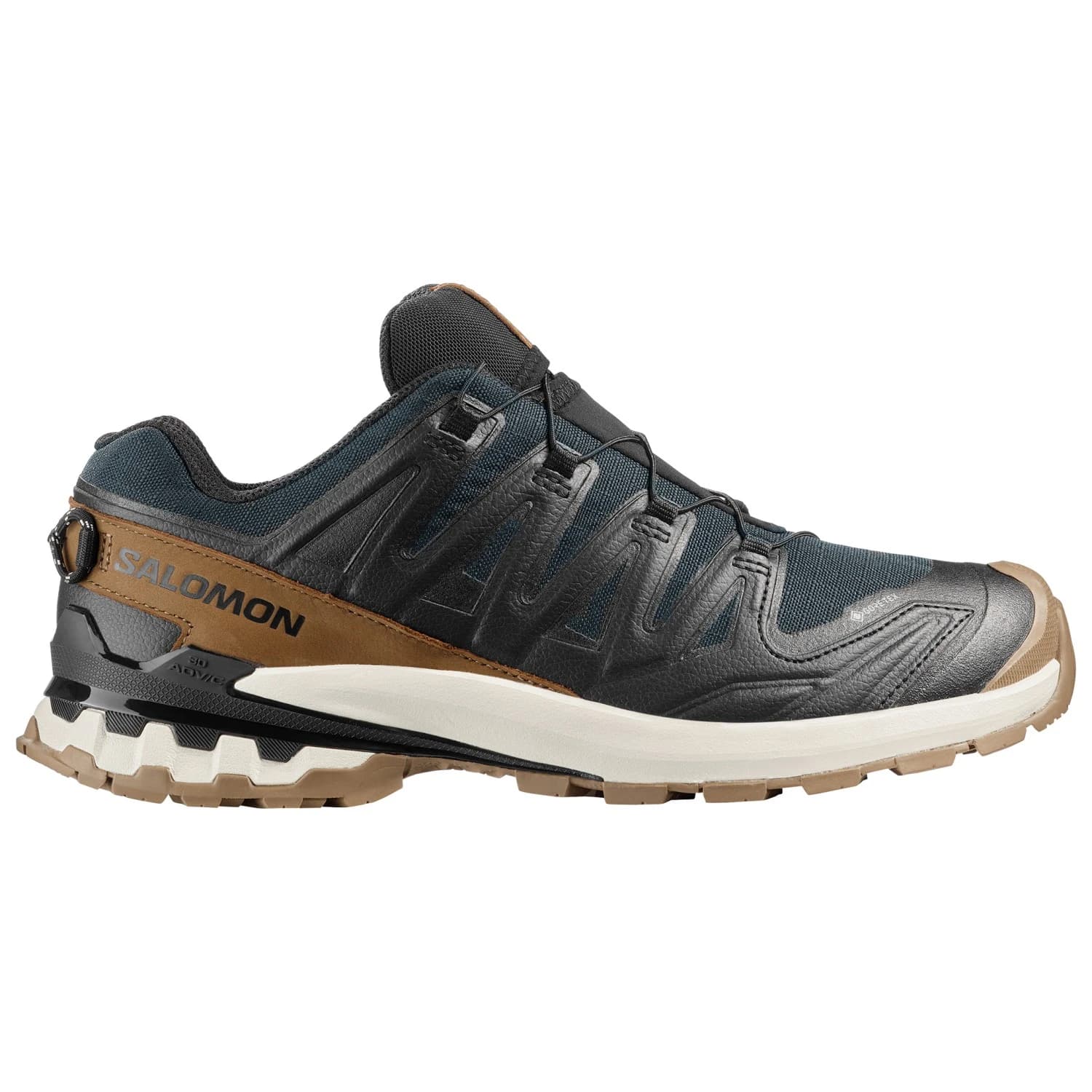 Мъжки ежедневни обувки Salomon XA Pro 3D V9 GORE-TEX Lifelong Casual shoes - Black / Coyote Brown / Vanilla Ice