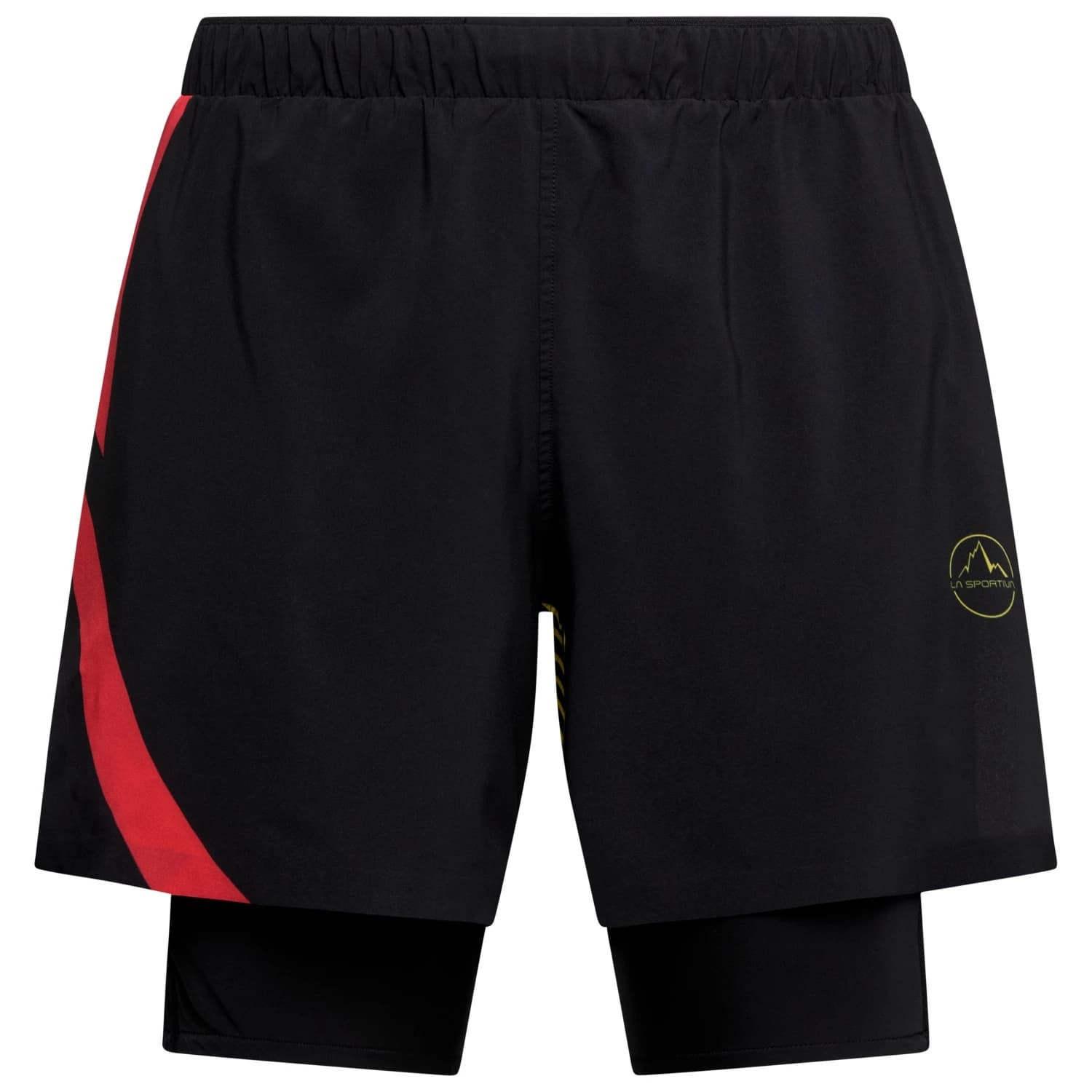 Мъжки панталон за бягане La Sportiva Flow 5 Short Running trousers - Black / Yellow