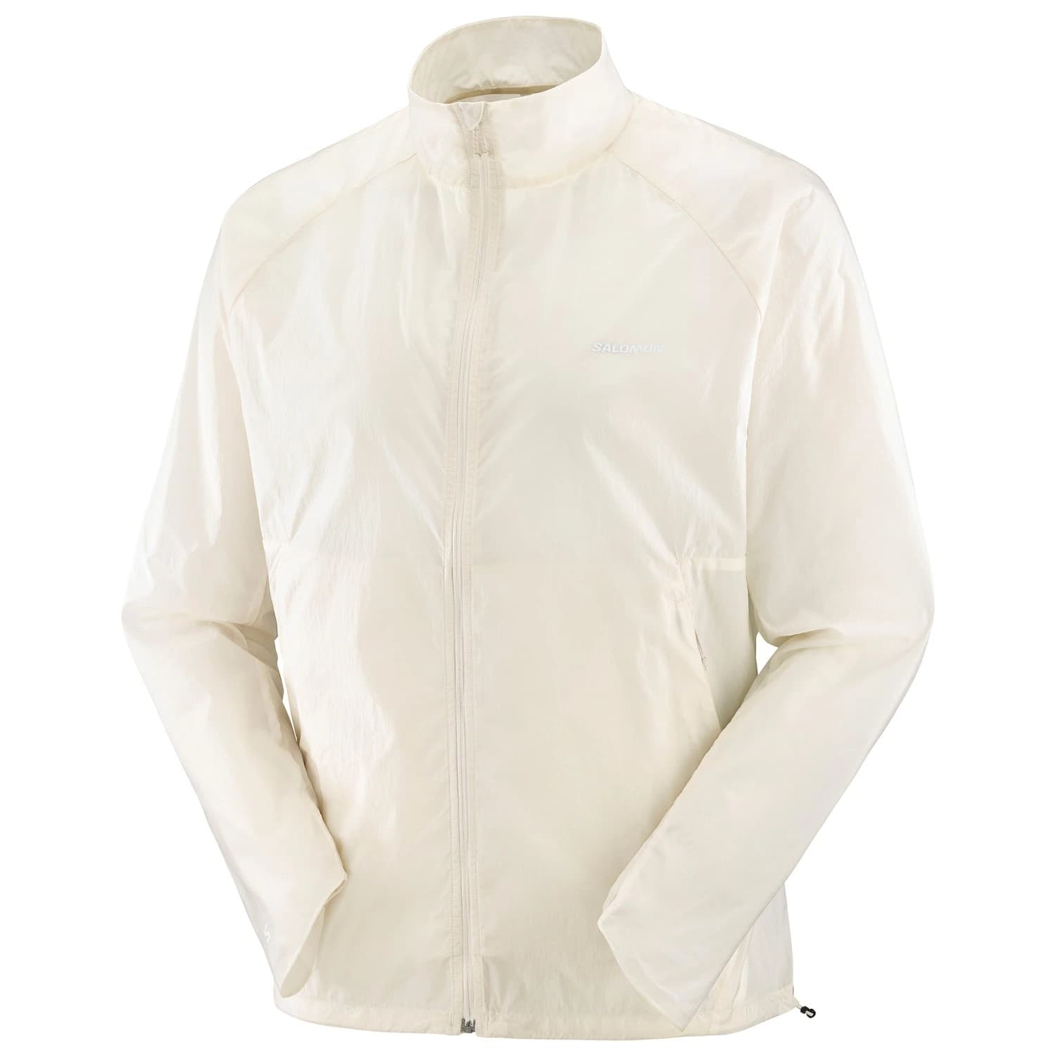 Мъжко яке за бягане Salomon SHKout Fly Windproof jacket - Whisper White