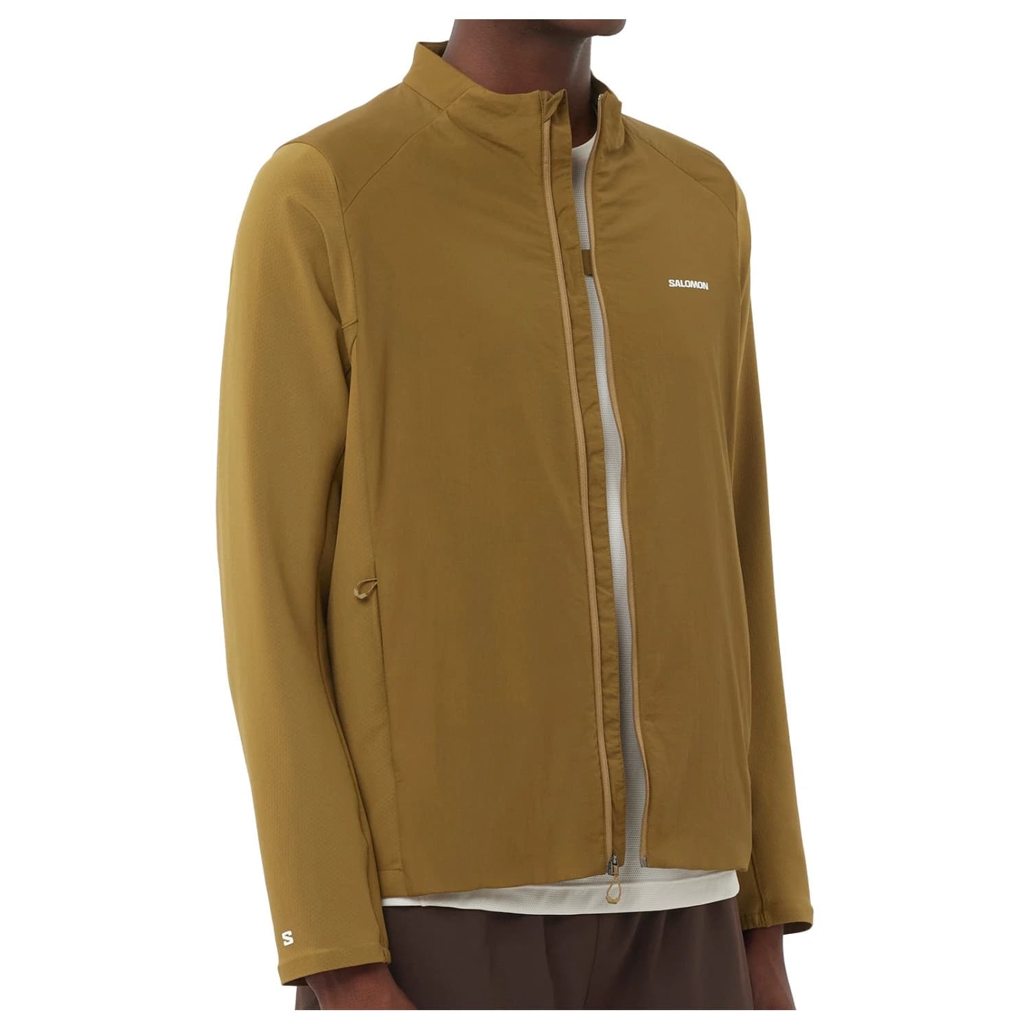 Мъжко яке за бягане Salomon Mountain Flex Hybrid Jacket Running jacket - Brilliant Olive