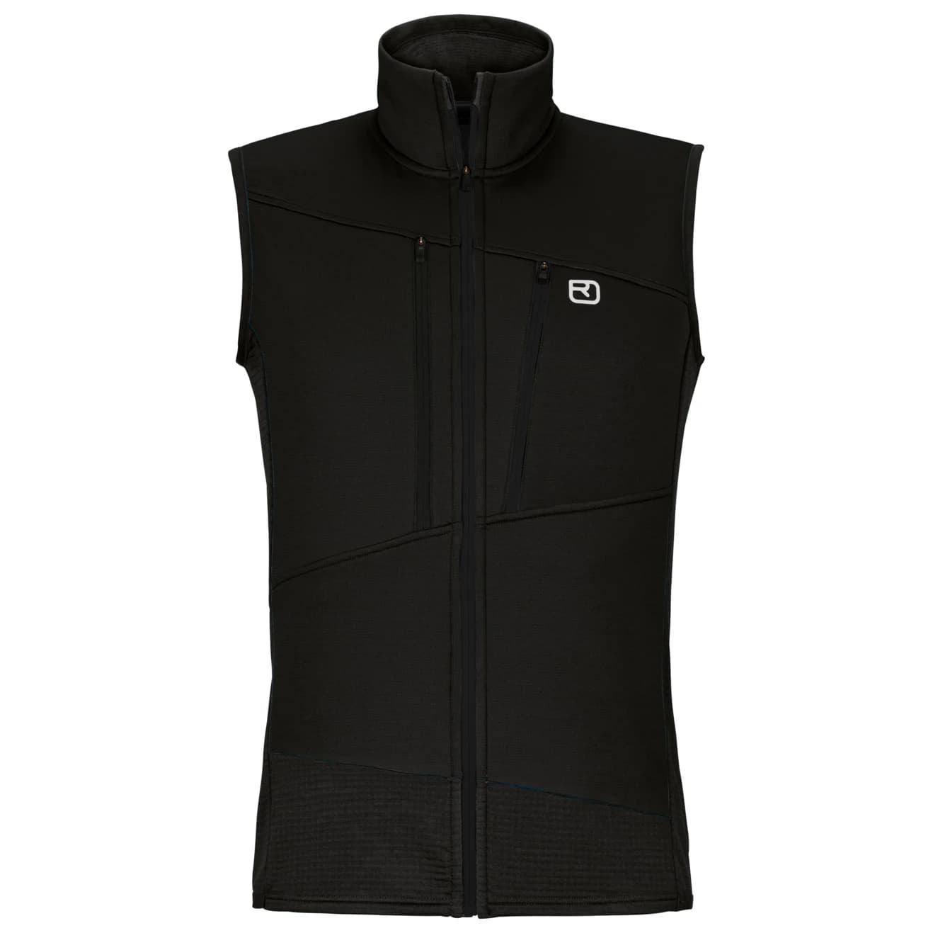 Мъжки вълнен елек Ortovox Fleece Grid Vest Fleece vest - Black Raven