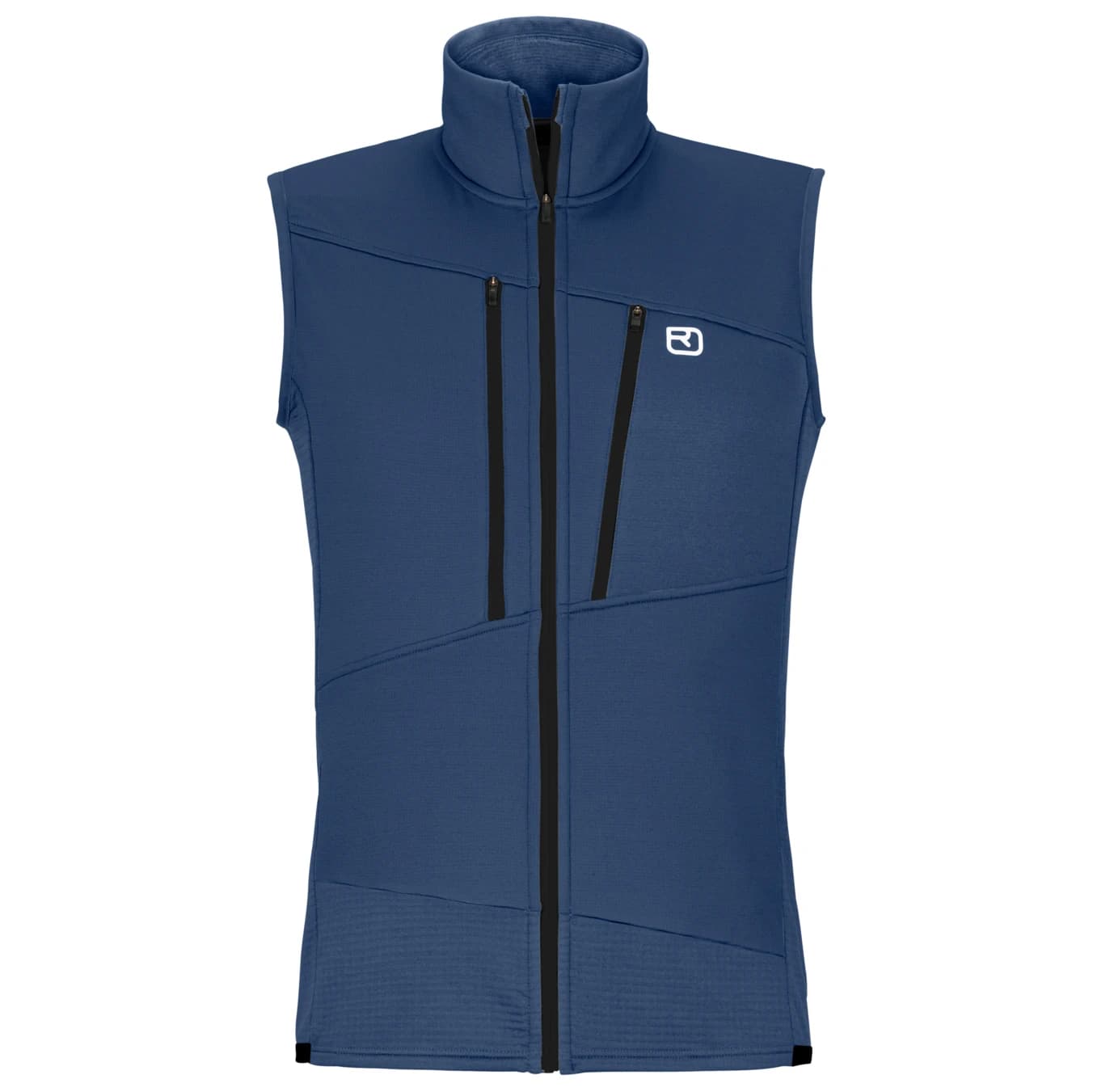 Мъжки вълнен елек Ortovox Fleece Grid Vest Fleece vest - Blue Nunatak