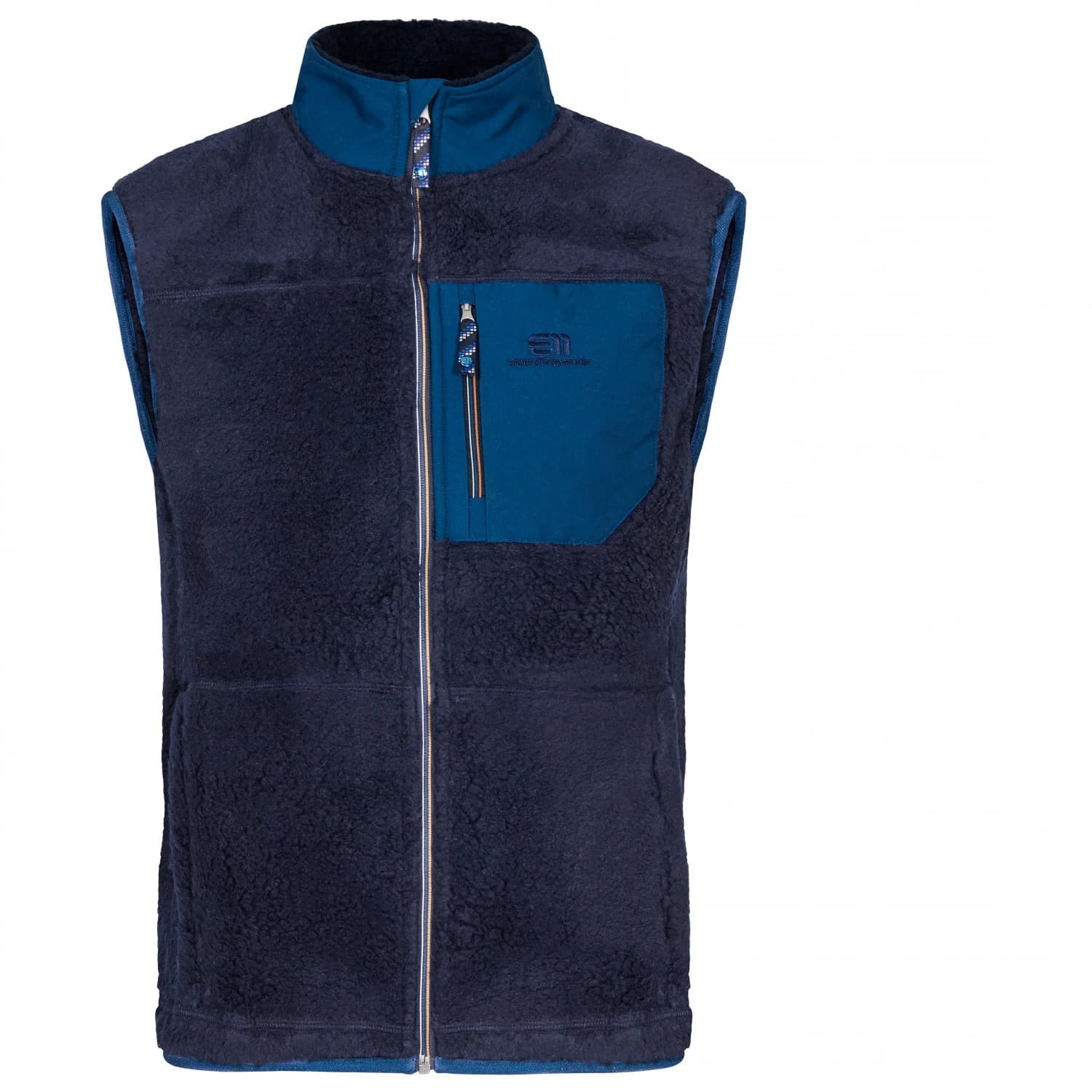 Мъжки поларен елек Elevenate Glacier Pile Vest Fleece vest - Dark Navy