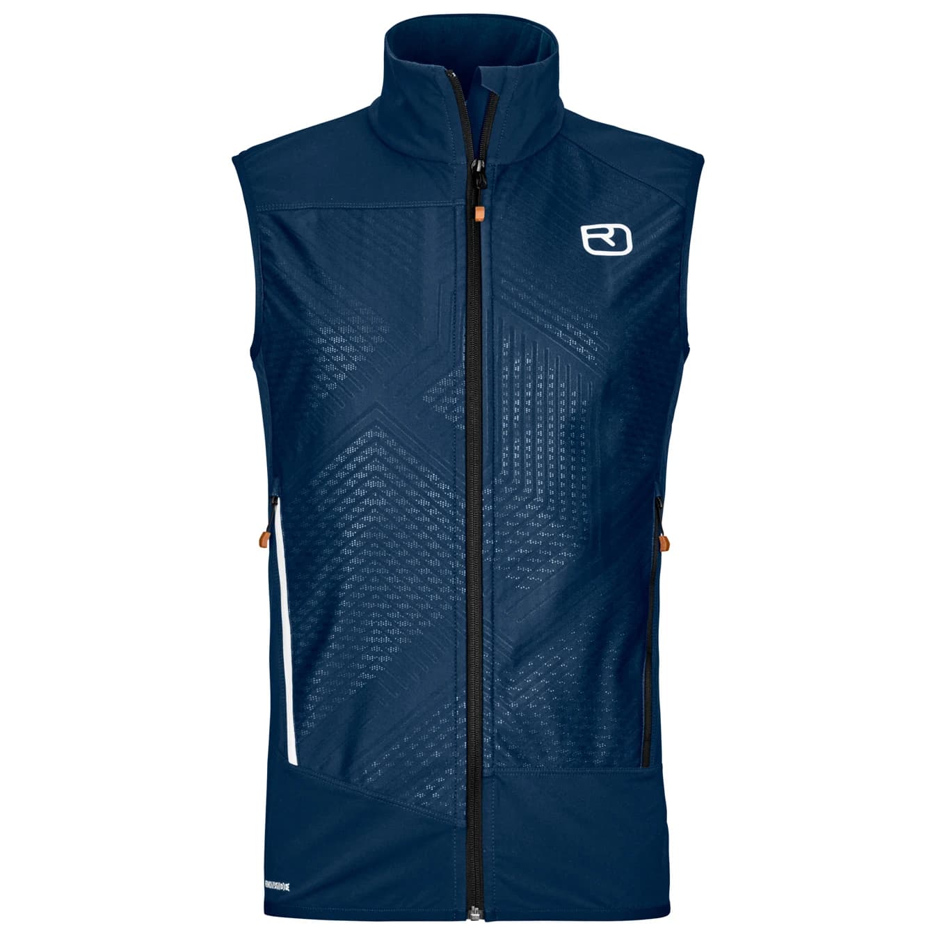 Мъжки софтшел елек Ortovox Col Becchei Vest Softshell vest - Deep Ocean