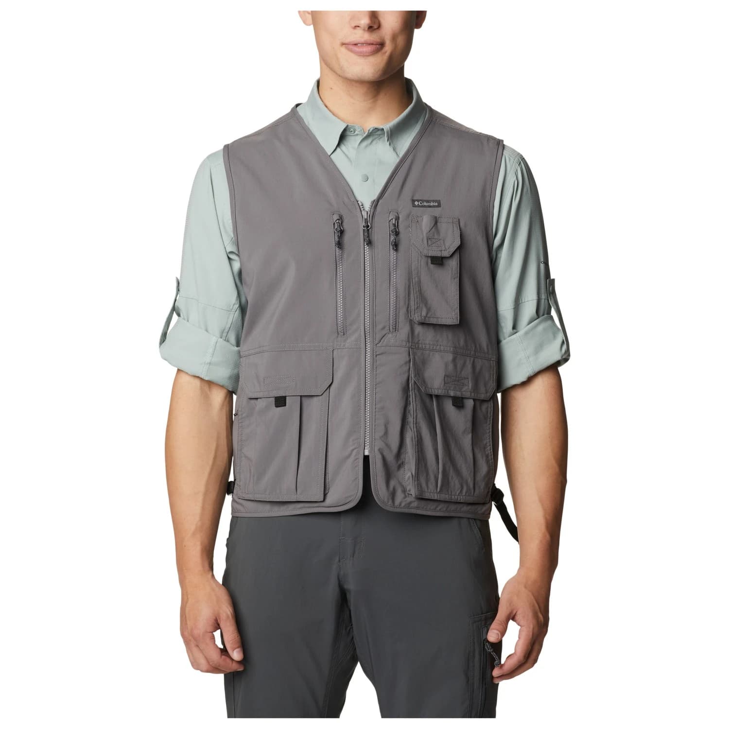 Мъжки софтшел елек Columbia Silver Ridge Utility Vest Softshell vest - City Grey