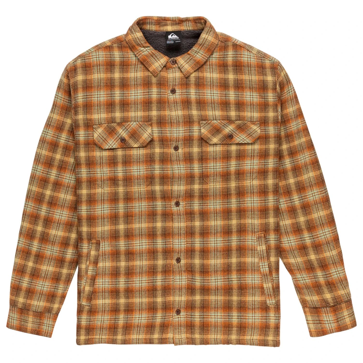 Мъжка риза с копчета Quiksilver Venture Sherpa Shirt - Almond / Venture