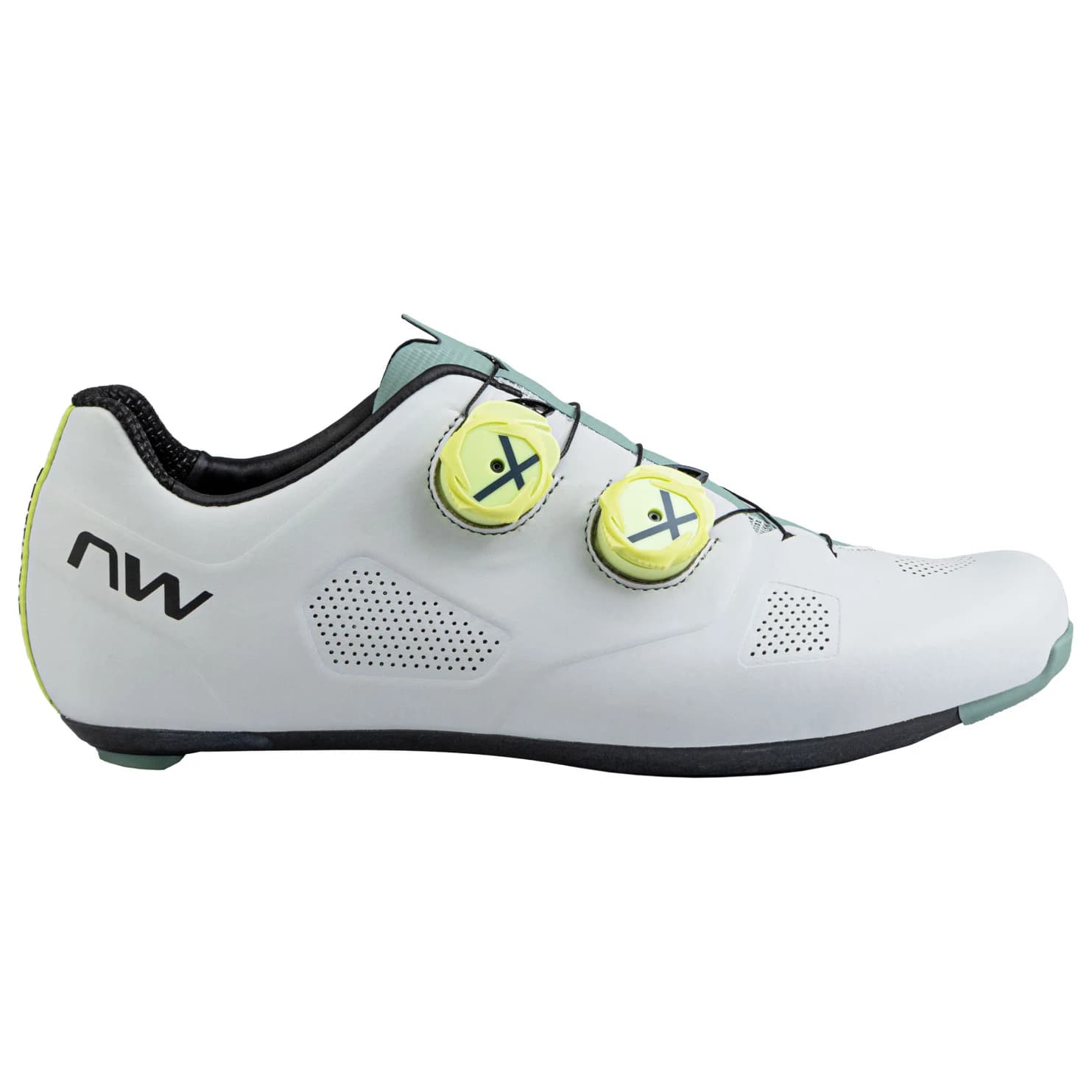 Обувки за шосеен велосипед Northwave Revolution Cycling shoes - Light Grey / Sage
